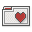 Folder Favorites Heart Icon 32x32 png